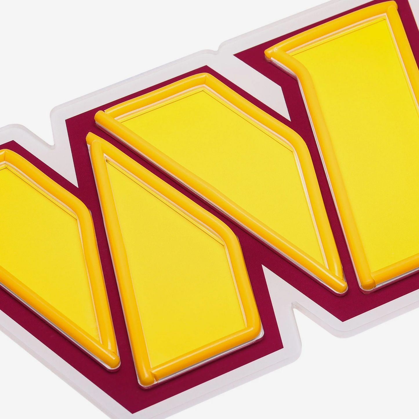 American football UV printed Washington Commanders Neon Light Up Big Logo Chain LEO NEON SIGN