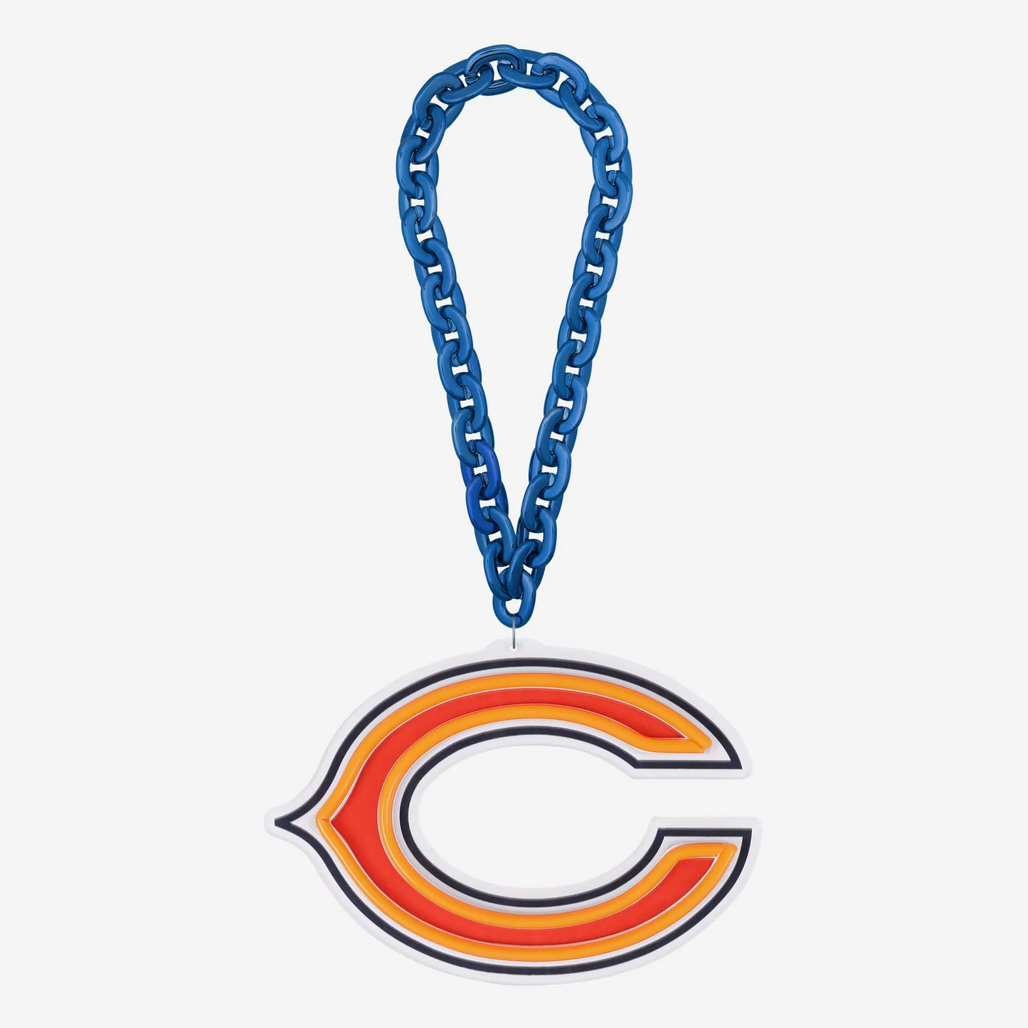 American football UV printed Chicago Bears Neon Light Up Big Logo Chain