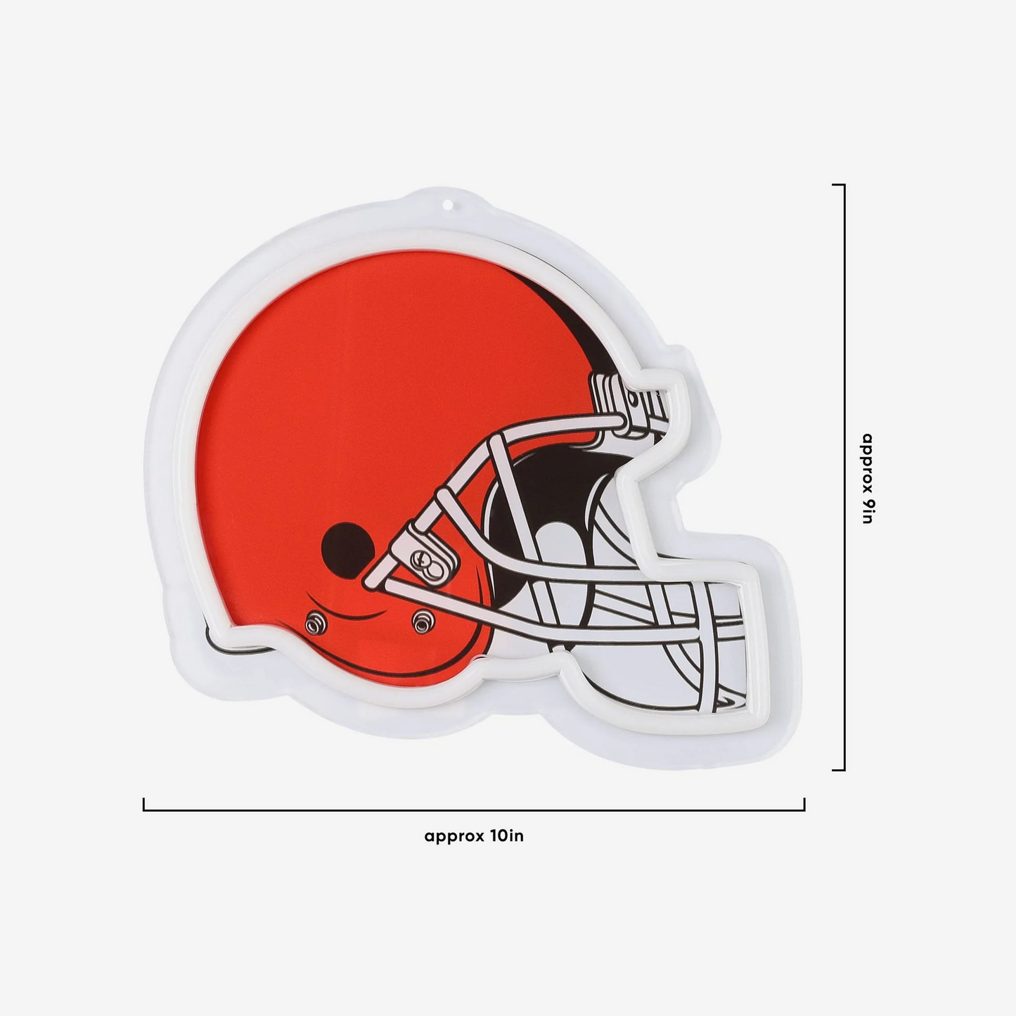 American football UV printed Cleveland Browns Neon Light Up Big Logo Chain LEO NEON SIGN