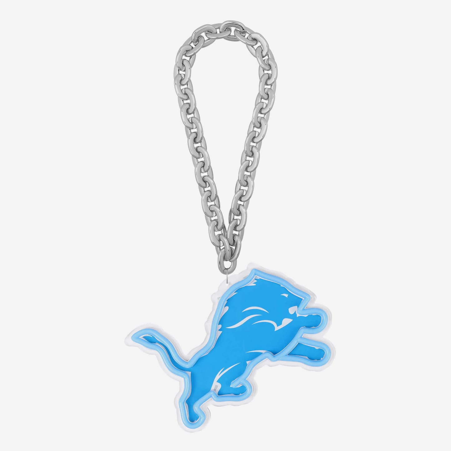 American football UV printed Detroit Lions Neon Light Up Big Logo Chain LEO NEON SIGN