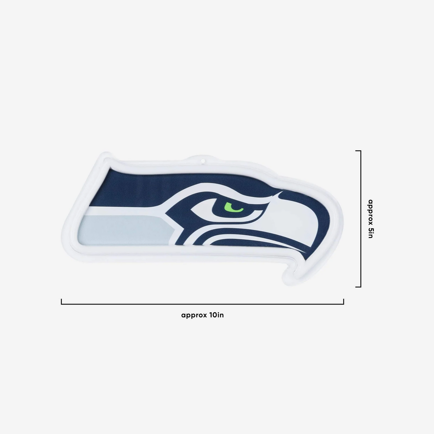 American football UV printed Seattle Seahawks Neon Light Up Big Logo Chain LEO NEON SIGN