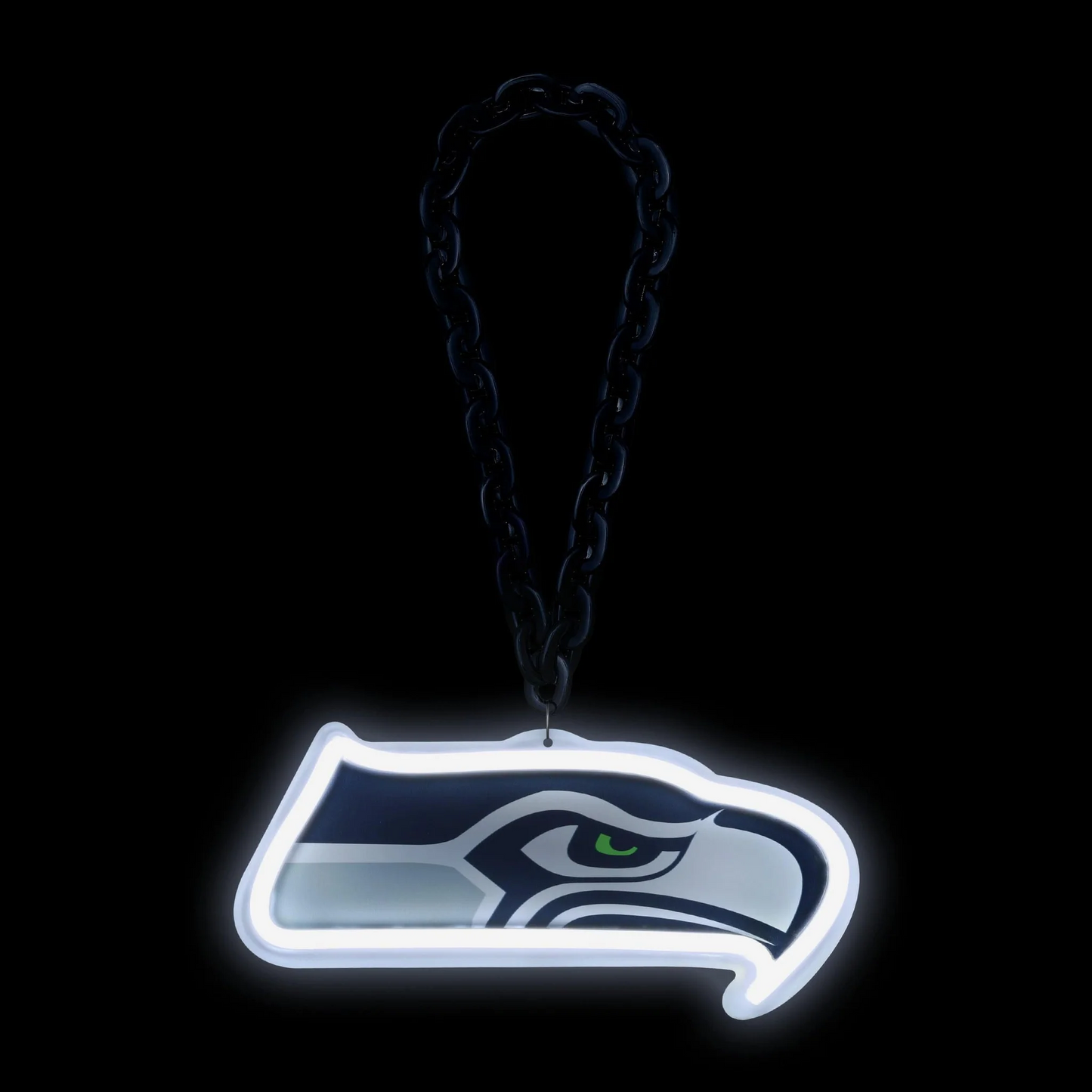 American football UV printed Seattle Seahawks Neon Light Up Big Logo Chain LEO NEON SIGN