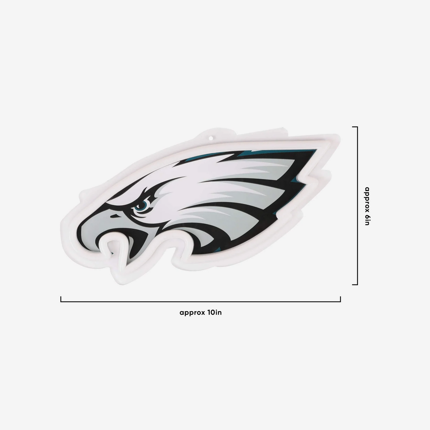 American football UV printed Philadelphia Eagles Neon Light Up Big Logo Chain LEO NEON SIGN
