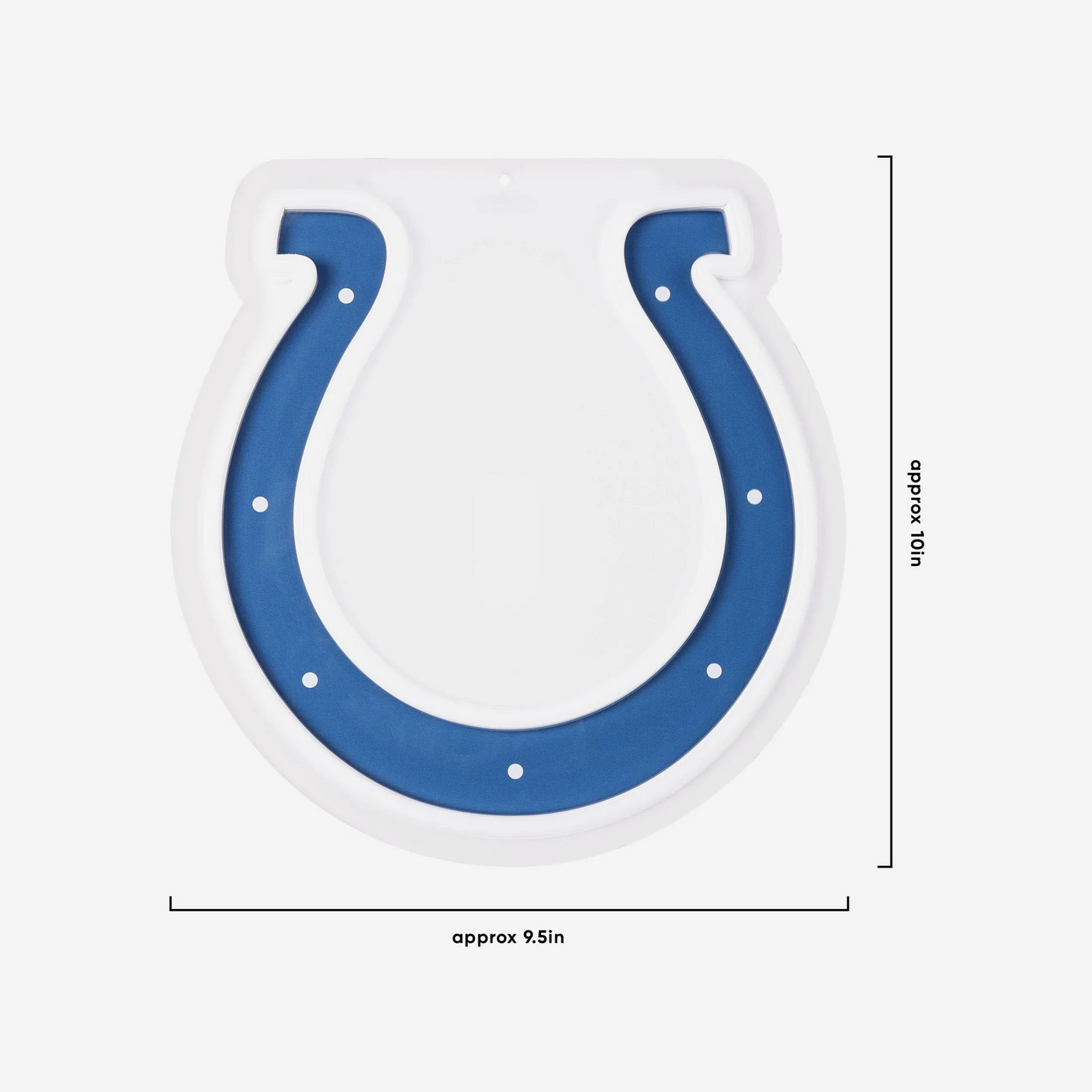 American football UV printed Indianapolis Colts Neon Light Up Big Logo Chain LEO NEON SIGN