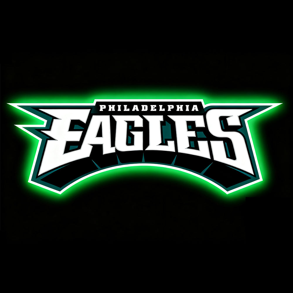 Personality Make it into Chain sign NFL Philadelphia Eagles Big team logo sign LEO NEON SIGN