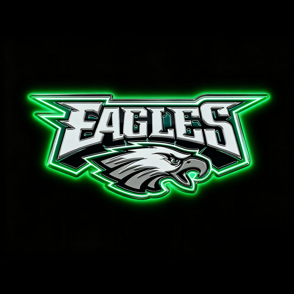 Personality Make it into Chain sign NFL Philadelphia Eagles Big team logo sign LEO NEON SIGN