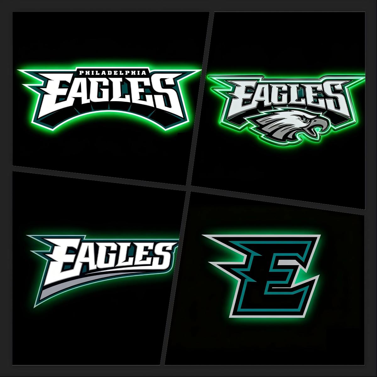 Personality Make it into Chain sign NFL Philadelphia Eagles Big team logo sign LEO NEON SIGN