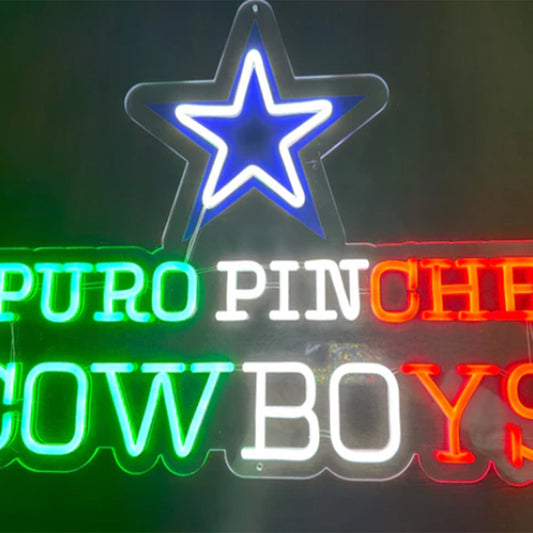 Dallas-cowboy-is-always-the-Super-star-team-of-American Leo neon sign