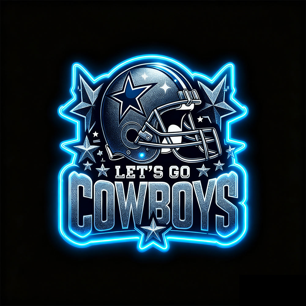 New type make it into sign team big logo chains LEO NEON SIGN