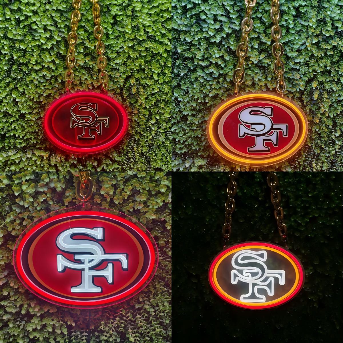 Make something different San Francisco 49ers big team logo signs LEO NEON SIGN