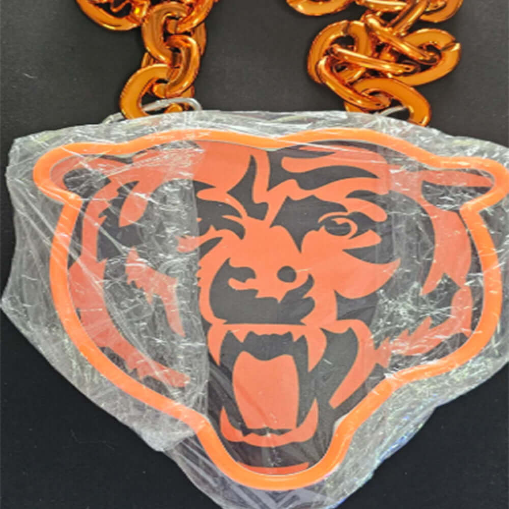 American football Chicago Bears Neon Light Up Big Logo Chain for your team spirit LEO NEON SIGN