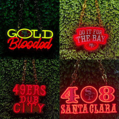 Make something different San Francisco 49ers big team logo signs LEO NEON SIGN