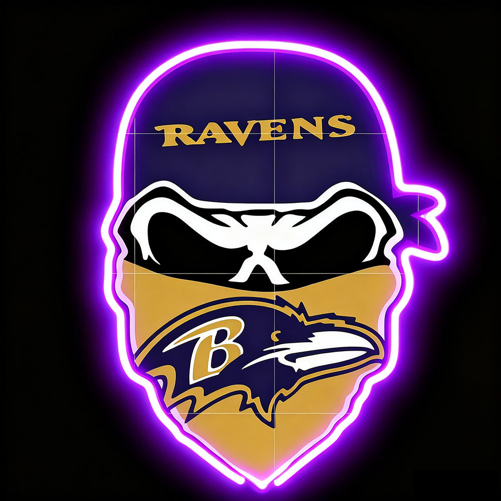 NFL big team logo light led Masked Heros neon sign light LEO NEON SIGN