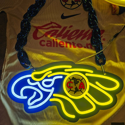 Philadelphia eagle Club American aguila Led chains for super fans LEO NEON SIGN
