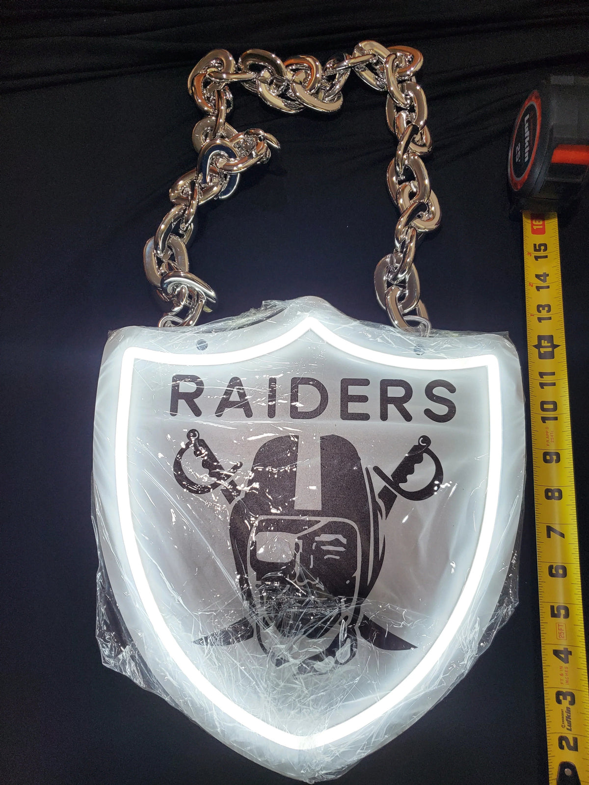 Las vegas raiders led fan necklace fans Led neon chain LEO NEON SIGN