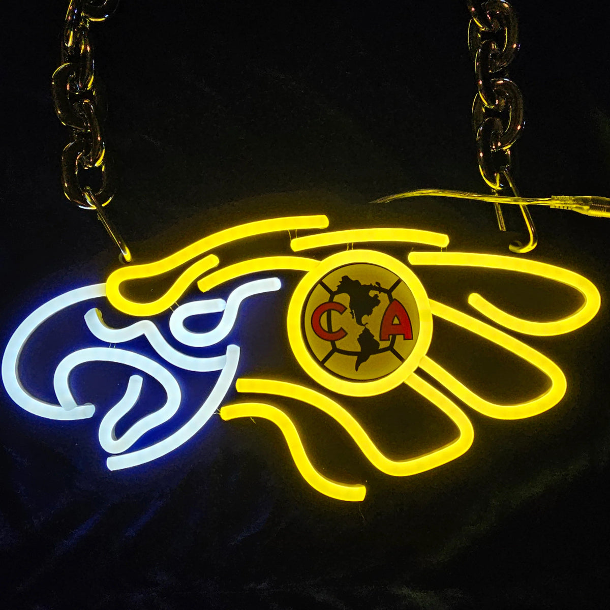 Philadelphia eagle Club American aguila Led chains for super fans LEO NEON SIGN