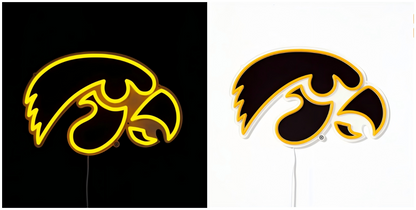 American football University NCAA lighting up sign LEO NEON SIGN