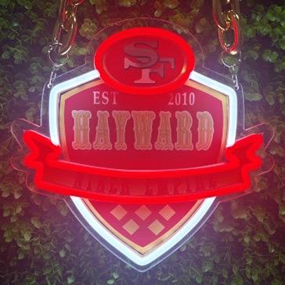 49ers for life San francisco Bang Bang Niners gang LEO NEON SIGN