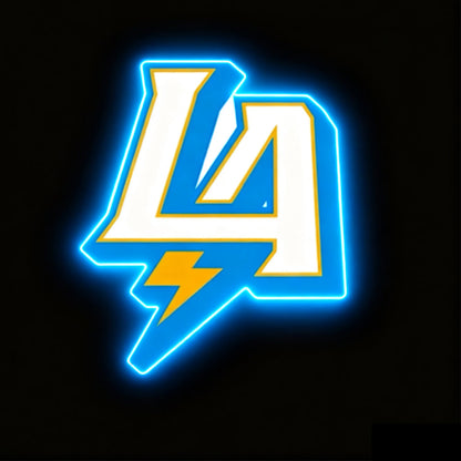 New type make it into sign team big logo chains LEO NEON SIGN