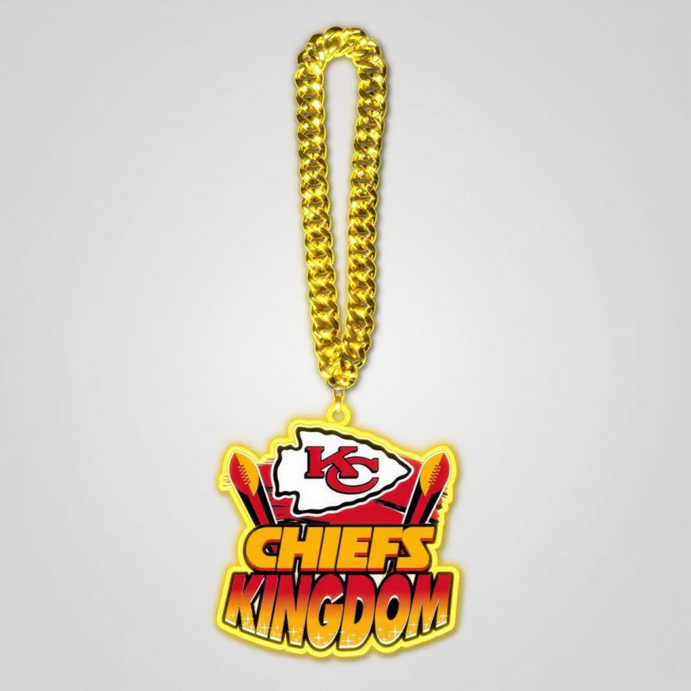 American football Kansas City Chiefs Led lighting up sign sport event symbol logo for showing off your passions LEO NEON SIGN
