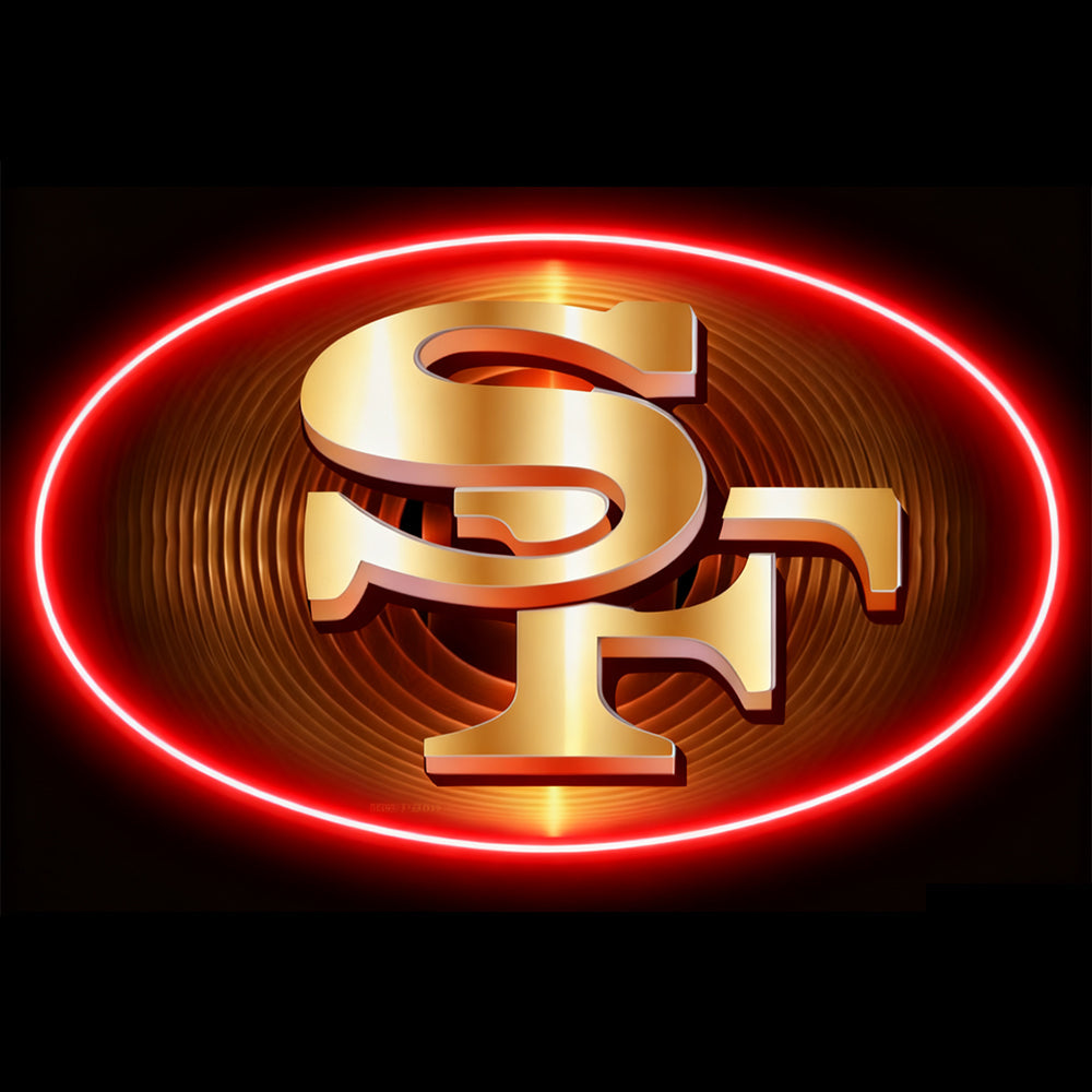 Make it into Chains San francisco 49ers lighting up sign LEO NEON SIGN