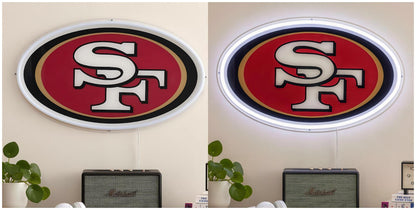 Latest design American football San Francisco 49ers big logo sign chain necklace