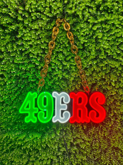 Make something different San Francisco 49ers big team logo signs LEO NEON SIGN