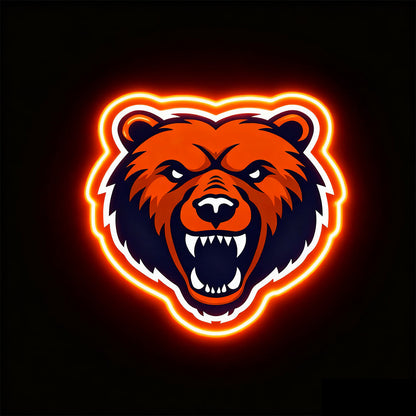 New type make it into sign team big logo chains LEO NEON SIGN