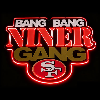 Make it into Chains San francisco 49ers lighting up sign LEO NEON SIGN