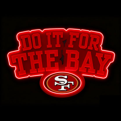 Make it into Chains San francisco 49ers lighting up sign LEO NEON SIGN