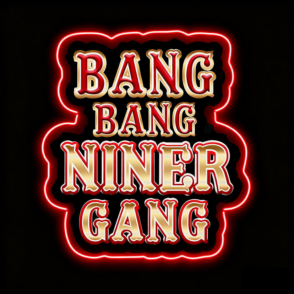 Make it into Chains San francisco 49ers lighting up sign LEO NEON SIGN