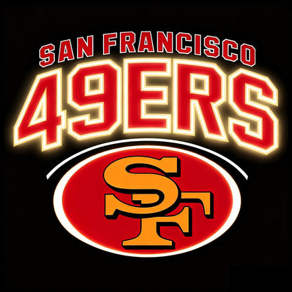 Personality Make it into Chain sign NFL 49ers Big team logo sign LEO NEON SIGN
