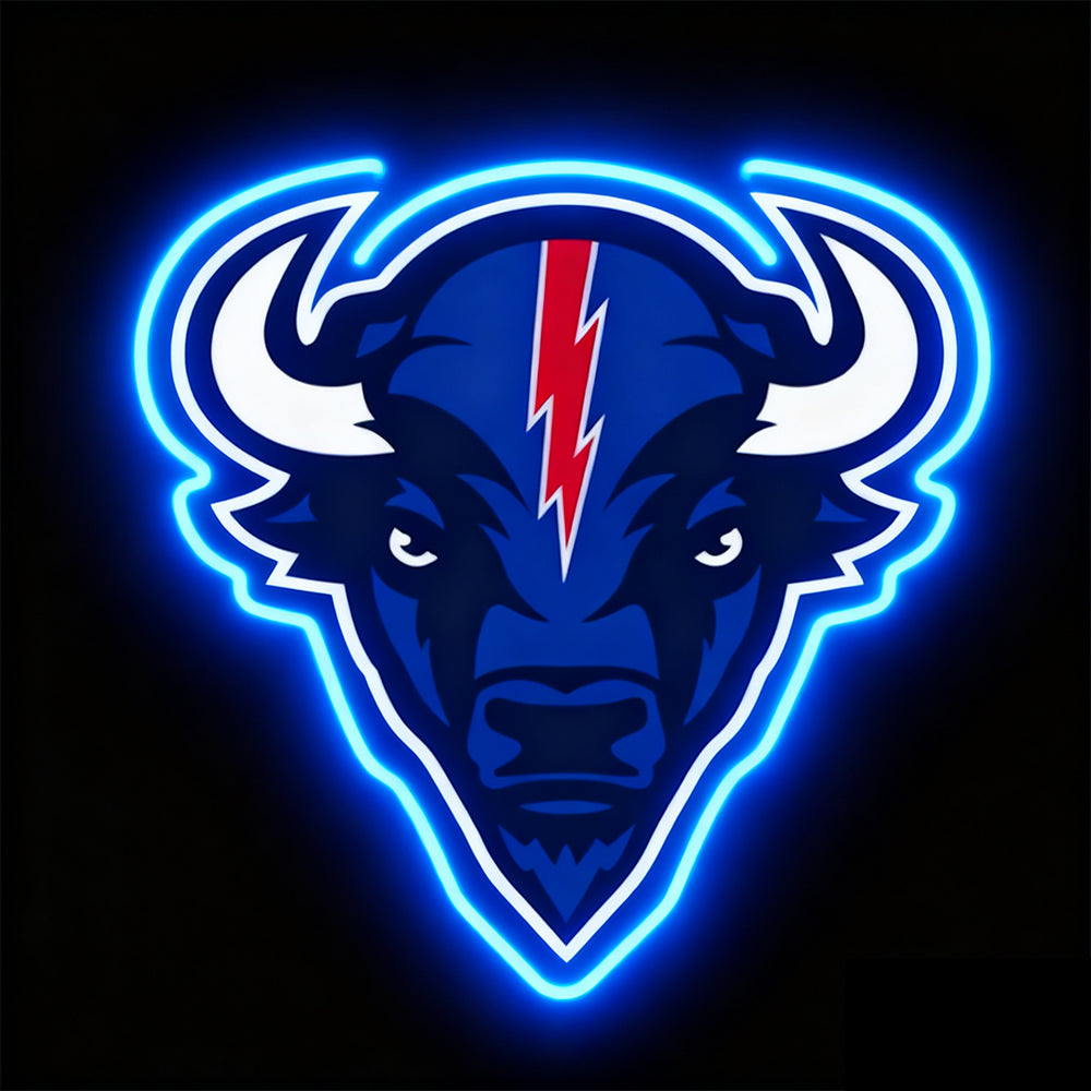 New type make it into sign team big logo chains LEO NEON SIGN