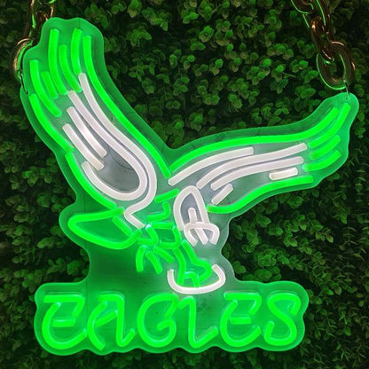 Philadelphia eagles Led big logo sign LEO NEON SIGN