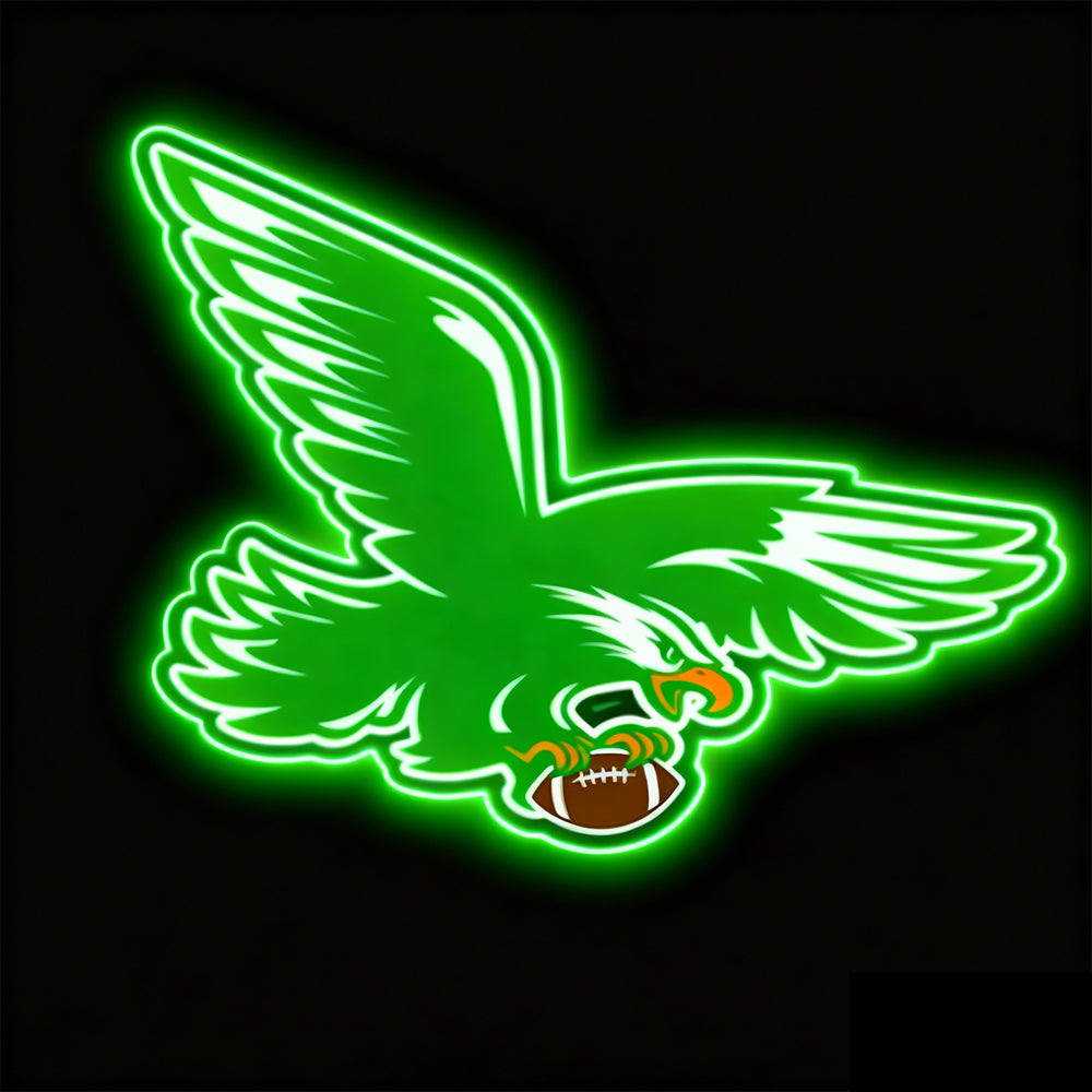 New type make it into sign team big logo chains LEO NEON SIGN