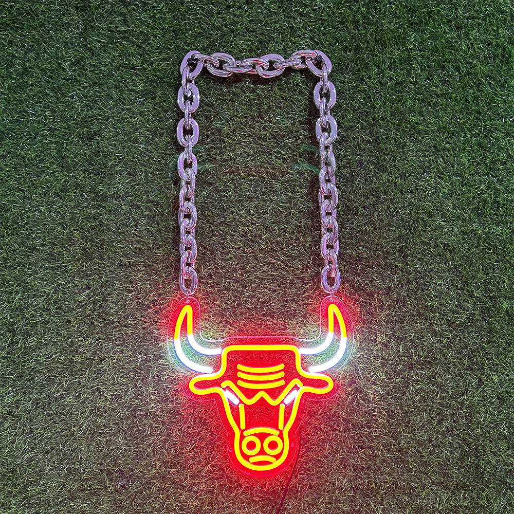 ”Neon sign for fans-Bulls“