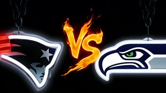 Which team are you rooting for? 2026 Super Bowl LEO NEON SIGN