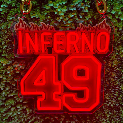 49ers Niner for life big team logo sign LEO NEON SIGN