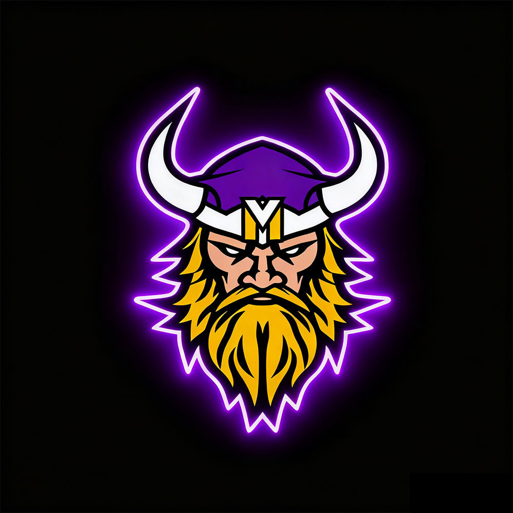 New type make it into sign team big logo chains LEO NEON SIGN