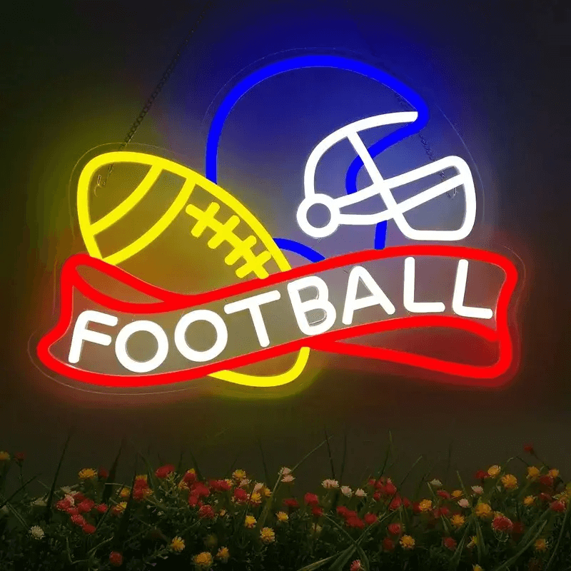 Fast dispatch American football neon sign acrylic led neon sign lighted sign USB/Battery dimmer switch A loyal fans sportmanship