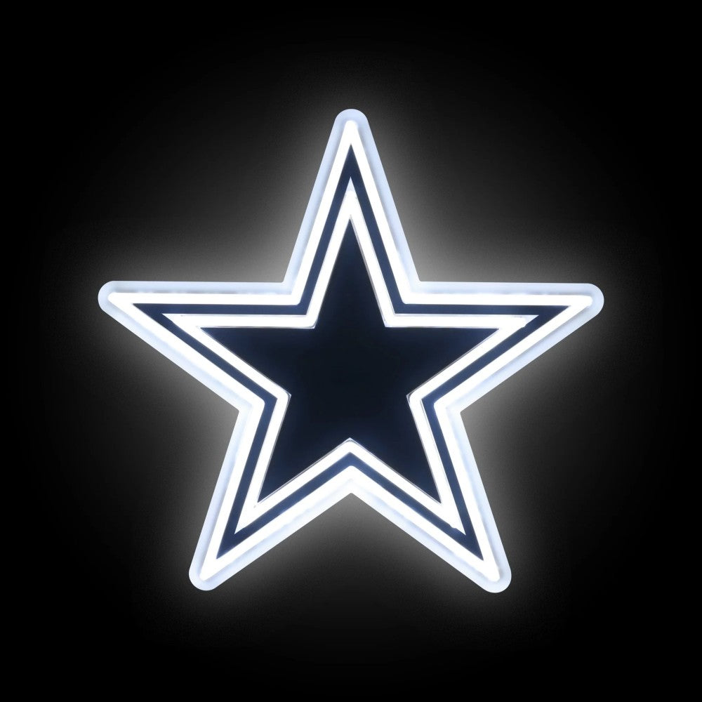 Dallas Fans Exclusive American Big Four Leagues big logo lighting up sign including chains LEO NEON SIGN