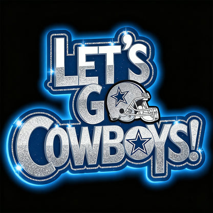 Personality Make it into Chain sign Dallas cowboys Big team logo sign LEO NEON SIGN