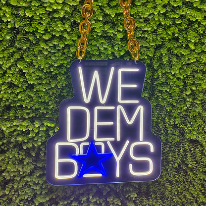 NFL Dallas Cowboys Big logo sign for your team soul LEO NEON SIGN
