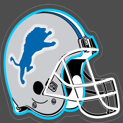 American football Super heroes symbols Led helmet UV printed neon sign with chains including shipping LEO NEON SIGN