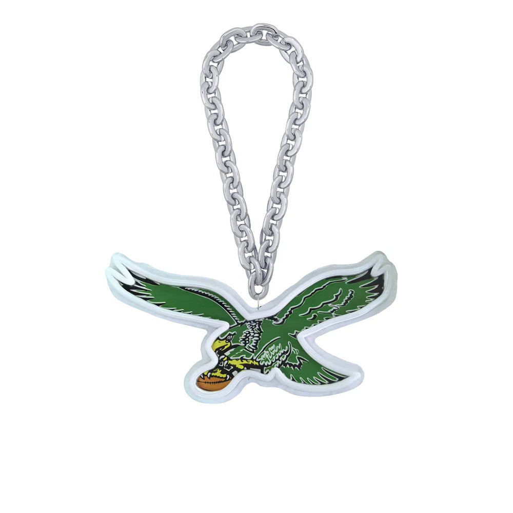 American football UV printed Philadelphia Eagles Neon Light Up Big Logo Chain LEO NEON SIGN