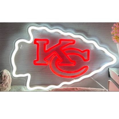 Fast dispatch Super neon sign for Kansas City Chief‘s fans