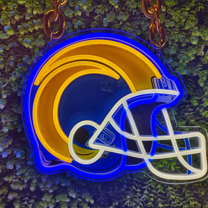 Los angeles Rams Big team logo chains sign LEO NEON SIGN