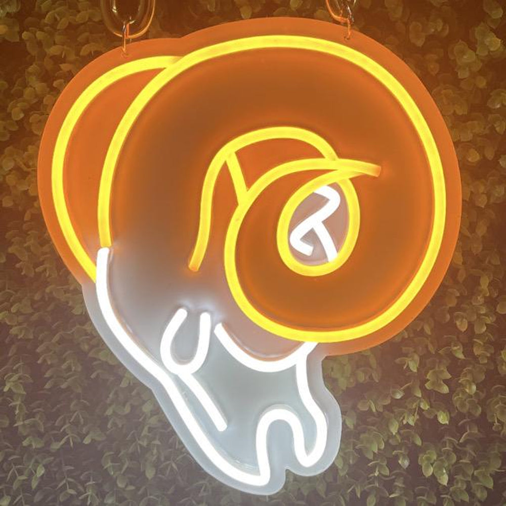 Los angeles Rams Big team logo chains sign LEO NEON SIGN