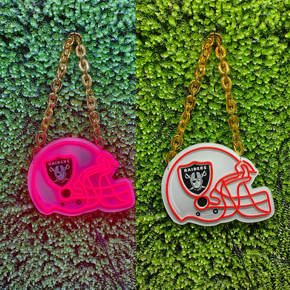 New types helmet NFL American football led neon chains sign for your super hero team