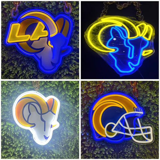 Los angeles Rams Big team logo chains sign